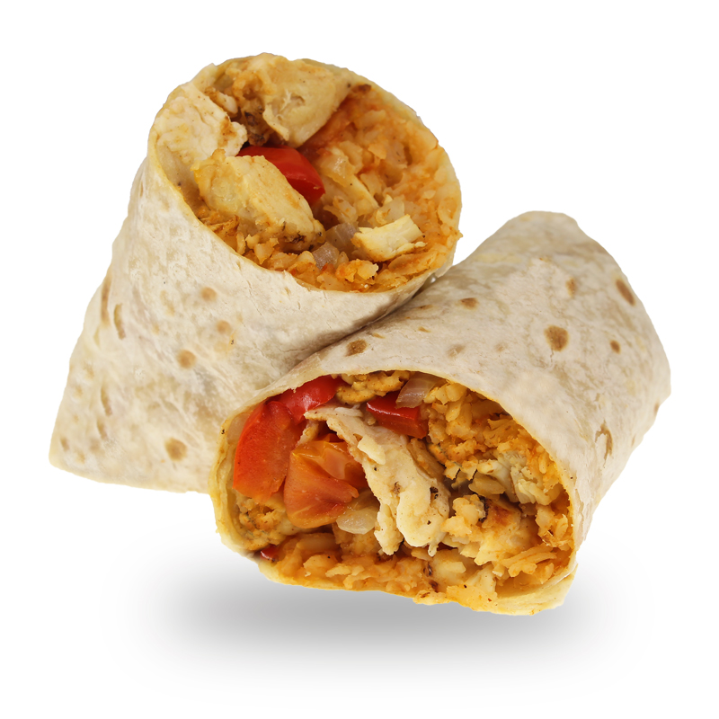 Chicken Fajitas Viva Burrito